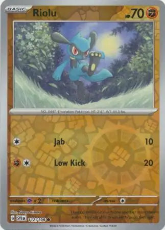 Riolu 112/198 (SV01: Scarlet & Violet Base Set)  - Reverse Holofoil