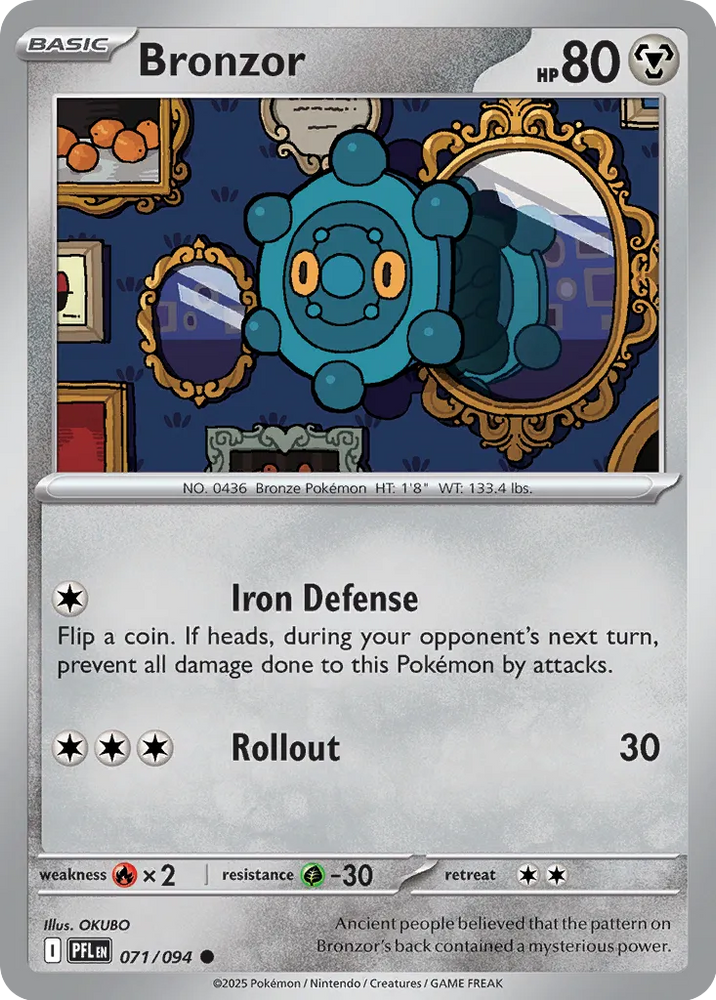 Bronzor 071/094 (ME02: Phantasmal Flames) 