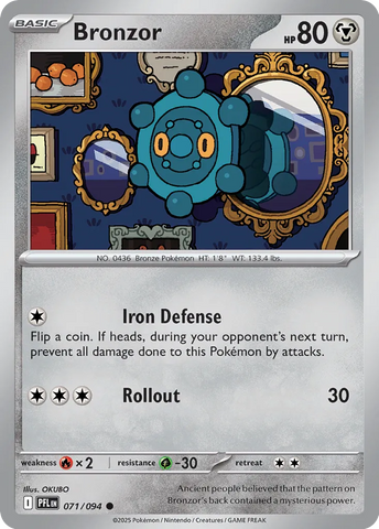 Bronzor 071/094 (ME02: Phantasmal Flames) 