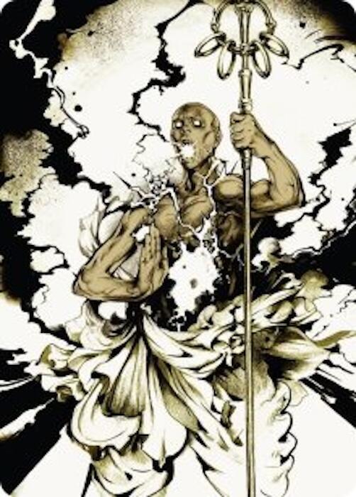 Burst Lightning Art Card 51 (Art Series: Secrets of Strixhaven) 