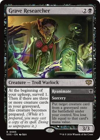 Grave Researcher 85 (Promo Pack: Secrets of Strixhaven) 