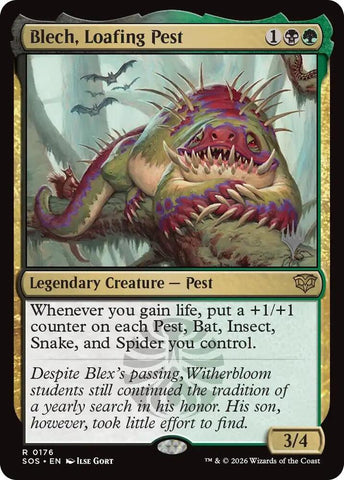 Blech Loafing Pest 176 (Promo Pack: Secrets of Strixhaven)  - Foil