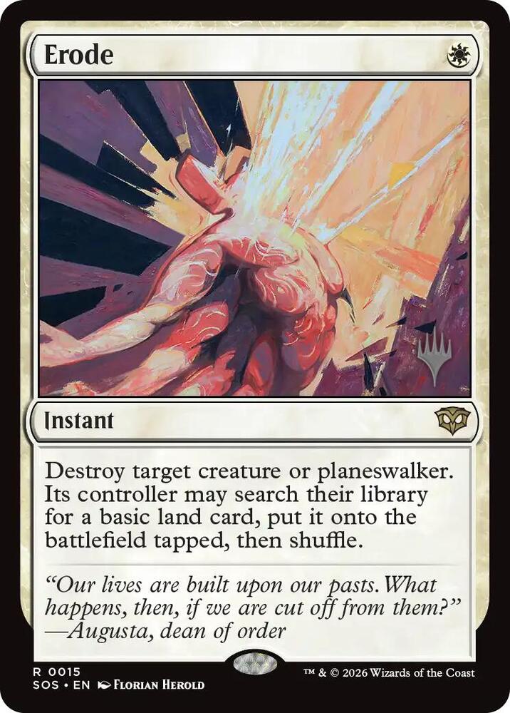 Erode 15 (Promo Pack: Secrets of Strixhaven)  - Foil