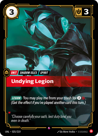 Undying Legion 025/219 (Unleashed)  - Foil