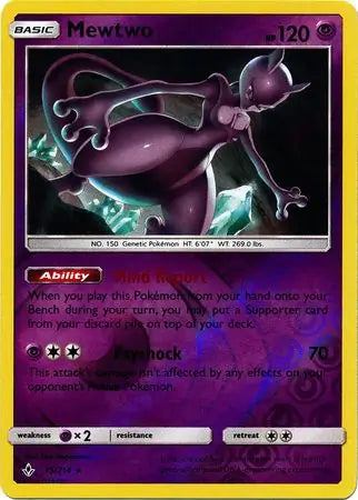 Mewtwo 75/214 (SM - Unbroken Bonds)  - Reverse Holofoil