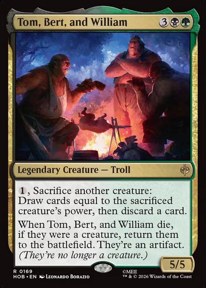 Tom, Bert, and William 169 (The Hobbit)  - Foil