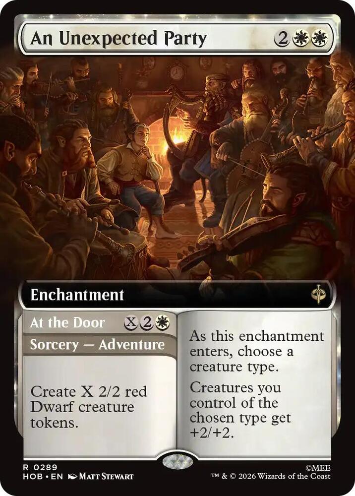 An Unexpected Party // At The Door 289 (The Hobbit)  - Extended Art