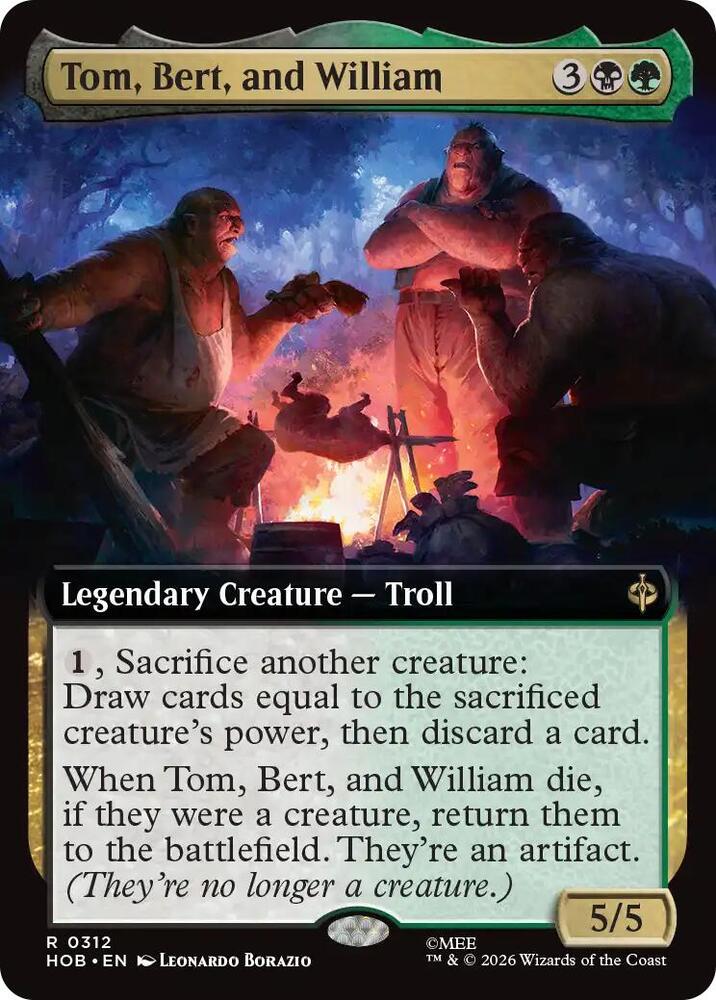 Tom, Bert, and William 312 (The Hobbit)  - Extended Art