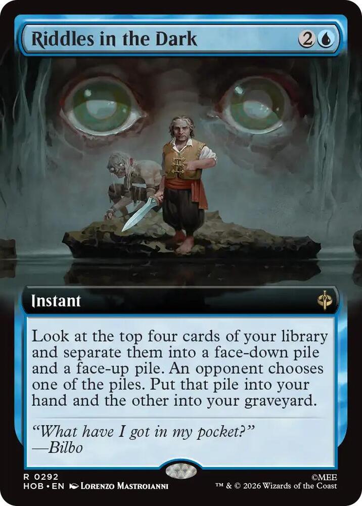 Riddles in the Dark 292 (The Hobbit)  - Extended Art