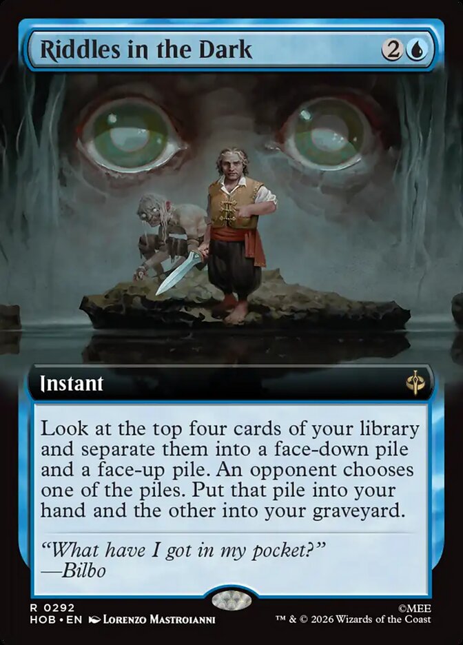 Riddles in the Dark 292 (The Hobbit)  - Extended Art Foil