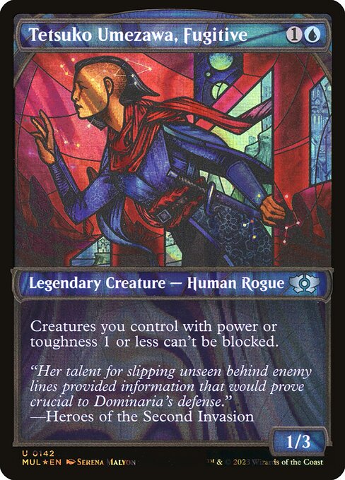 Tetsuko Umezawa, Fugitive 142/65 (March of the Machine: Multiverse Legends)  - Showcase Halo Foil