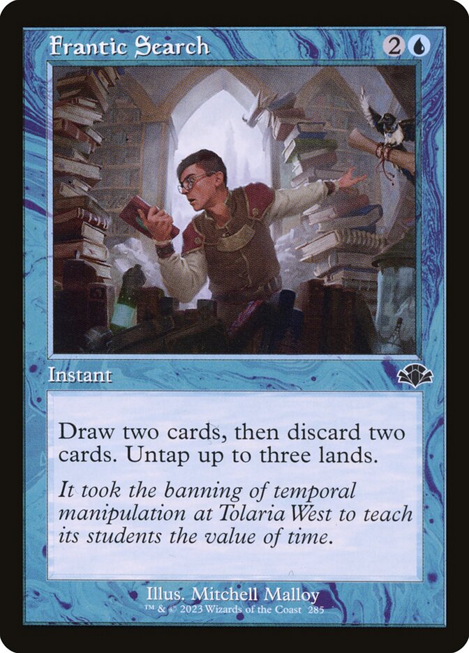 Frantic Search 285 (Dominaria Remastered)  - Retro Foil