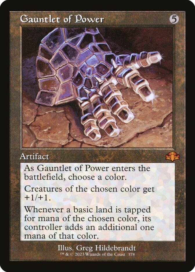 Gauntlet of Power 378/261 (Dominaria Remastered)  - Retro