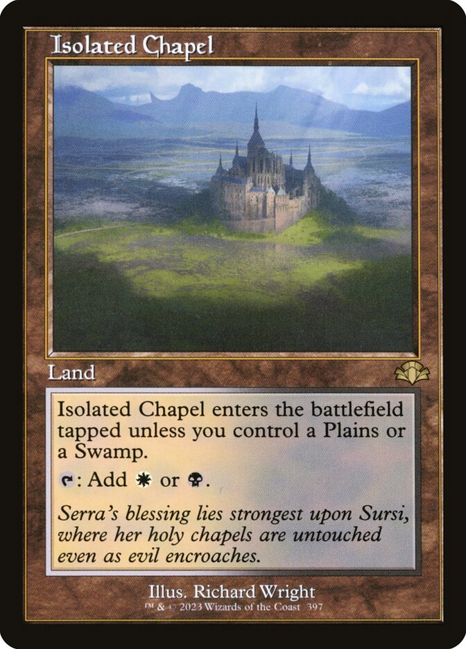 Isolated Chapel 397 (Dominaria Remastered)  - Retro