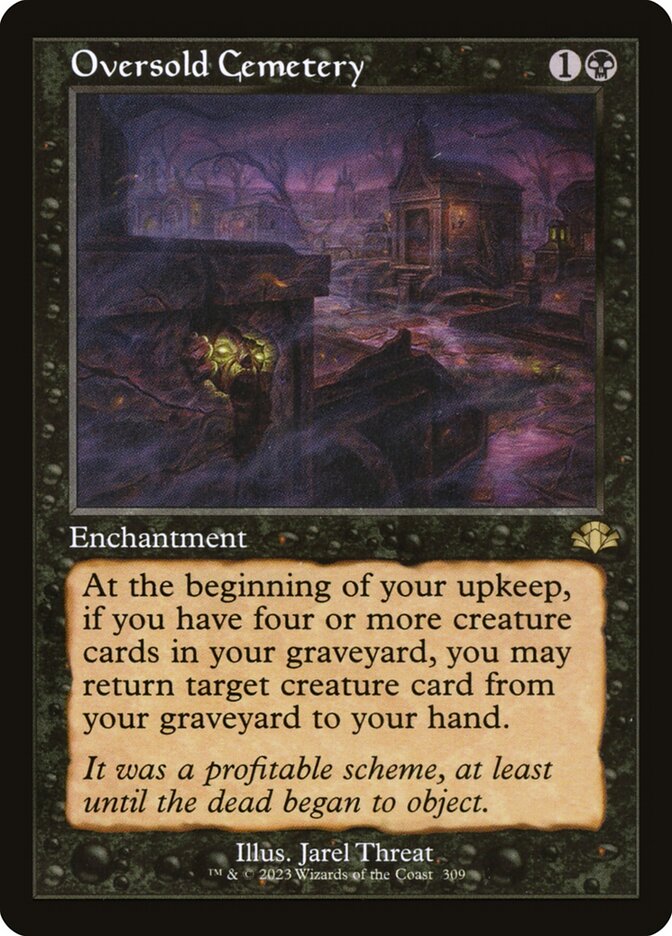 Oversold Cemetery 309 (Dominaria Remastered)  - Retro