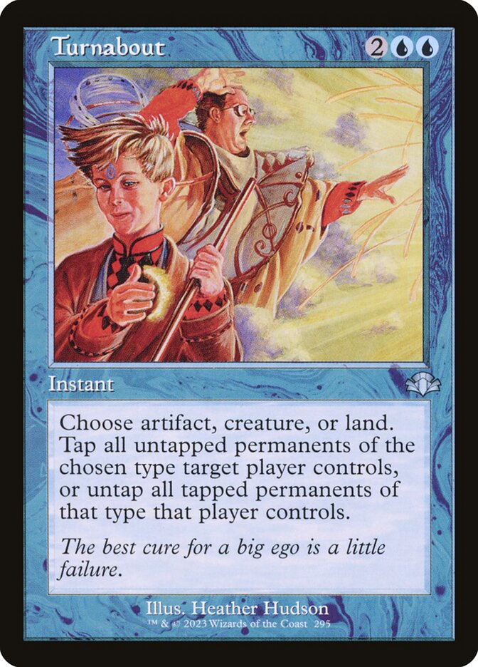 Turnabout 295/261 (Dominaria Remastered)  - Retro Foil