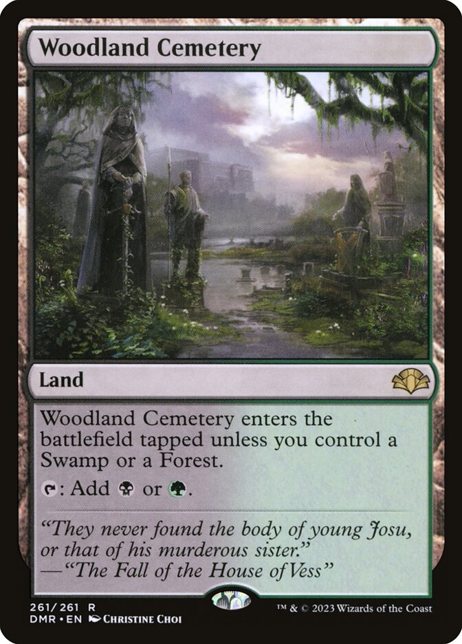 Woodland Cemetery 261/261 (Dominaria Remastered) 