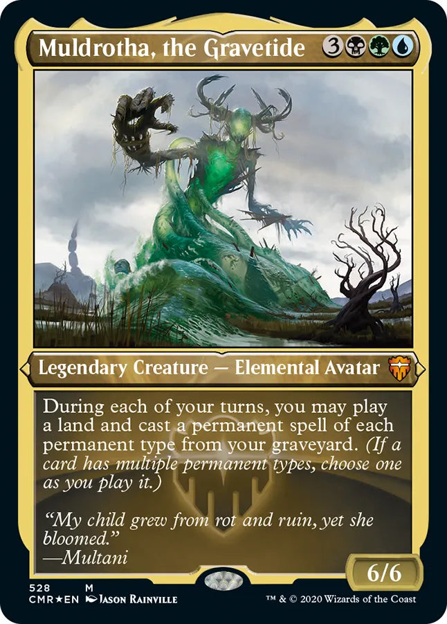 Muldrotha, the Gravetide 528 (Commander Legends)  - Etched Foil