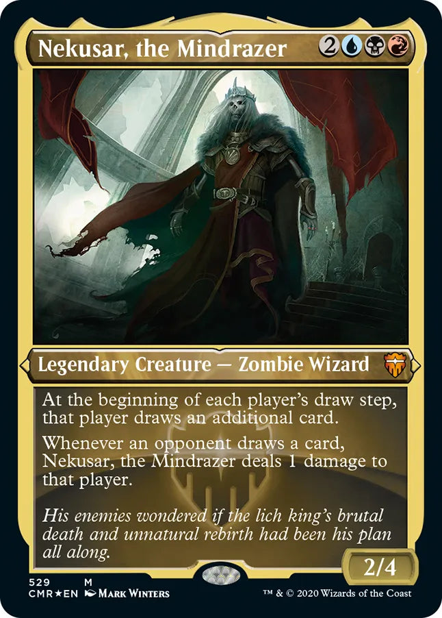 Nekusar, the Mindrazer 529 (Commander Legends)  - Etched Foil