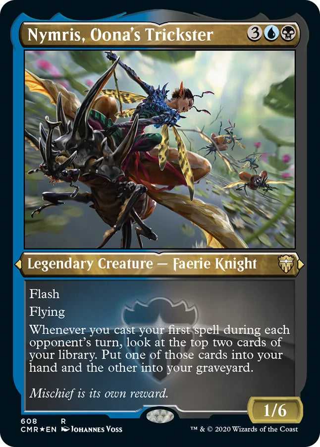 Nymris, Oona's Trickster 608 (Commander Legends)  - Etched Foil