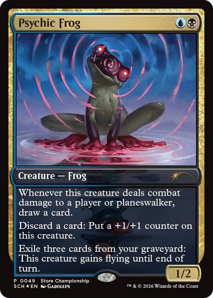 Psychic Frog 49 (Game Day & Store Championship Promos)  - Foil