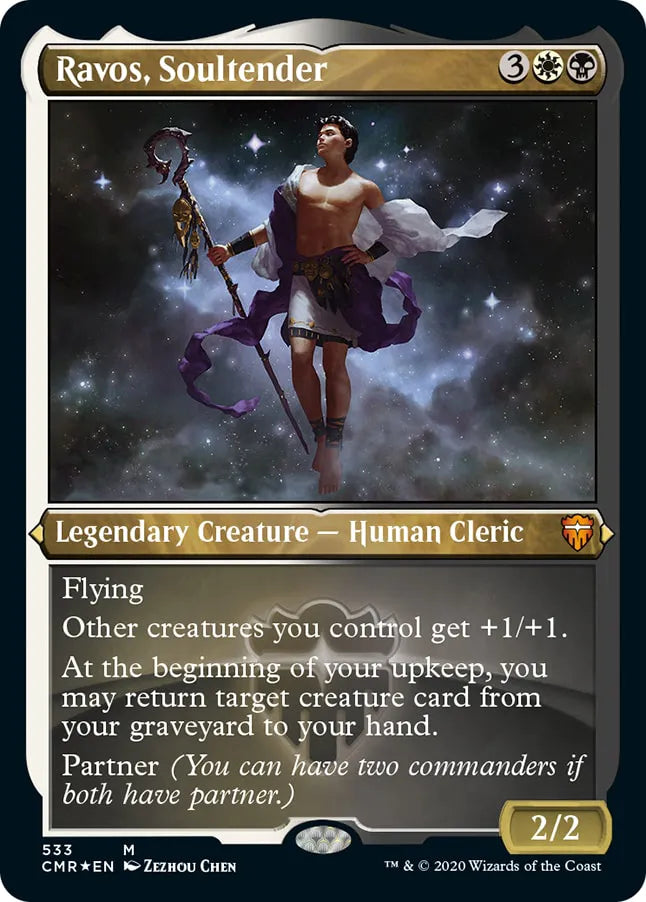 Ravos, Soultender 533 (Commander Legends)  - Etched Foil
