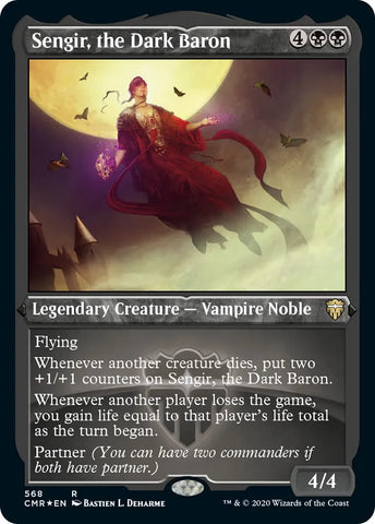 Sengir, the Dark Baron 568 (Commander Legends)  - Etched Foil