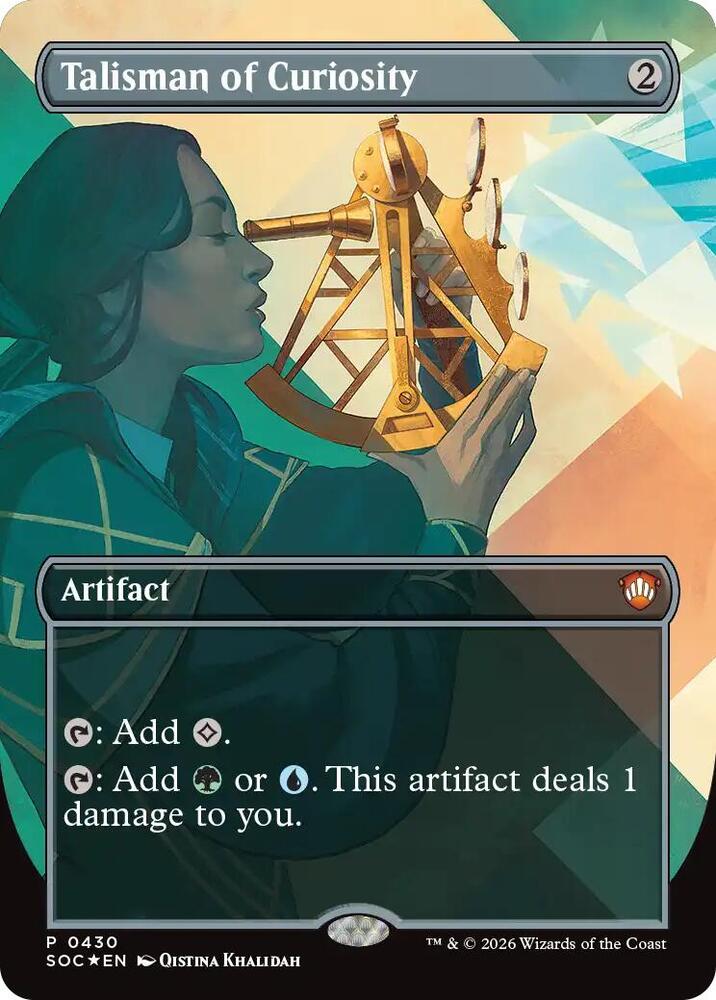 Talisman of Curiosity 430 (Commander: Secrets of Strixhaven)  - Foil