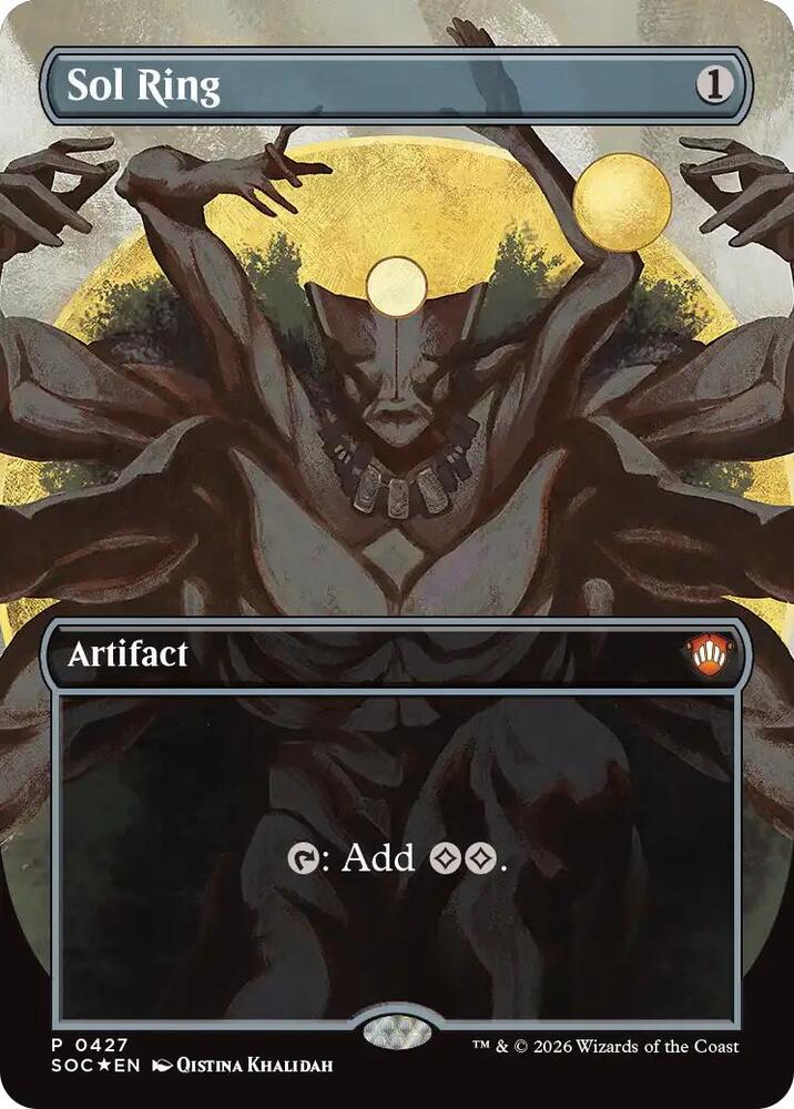 Sol Ring Borderless 427 ()  - Foil