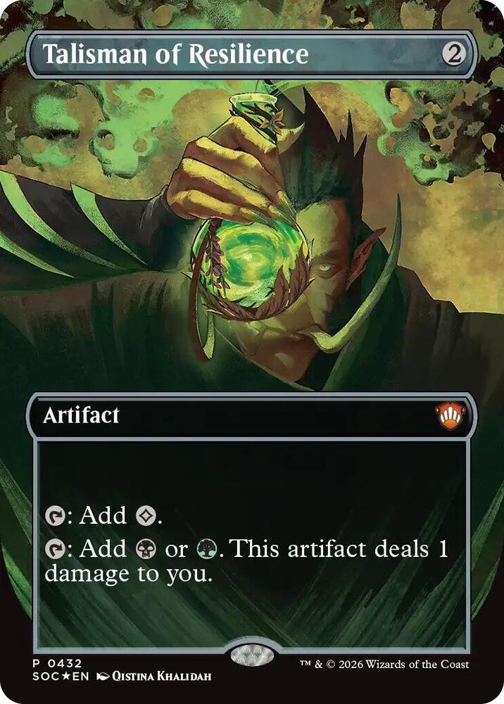 Talisman of Resilience Borderless 432 ()  - Foil