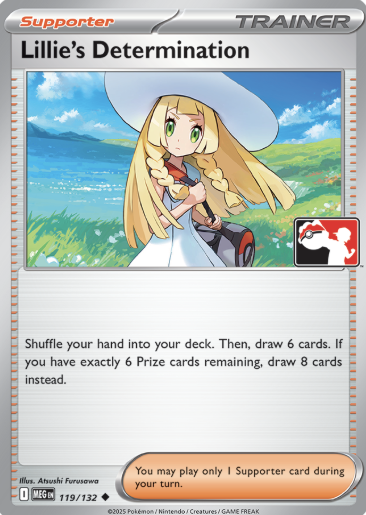 Lillies Determination 119 132 119/132 (Prize Pack Series Cards) 