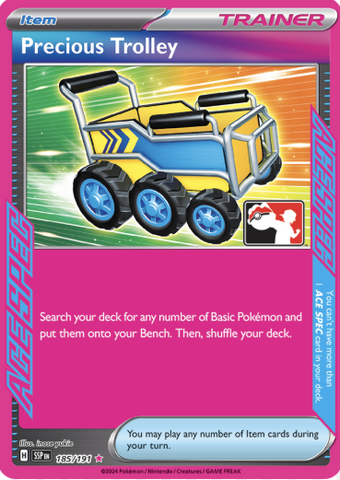 Precious Trolley Series 8 185/191 (Prize Pack Series Cards)  - Holofoil