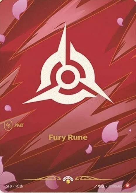 Fury Rune R01b R01b (Spiritforged)  - Foil