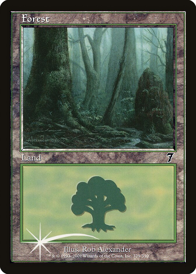 Forest 329★/350 (7th Edition)  - Foil