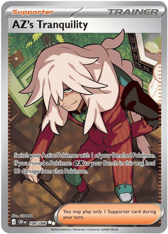 AZ's Tranquility 106/086 (ME04: Chaos Rising)  - Holofoil