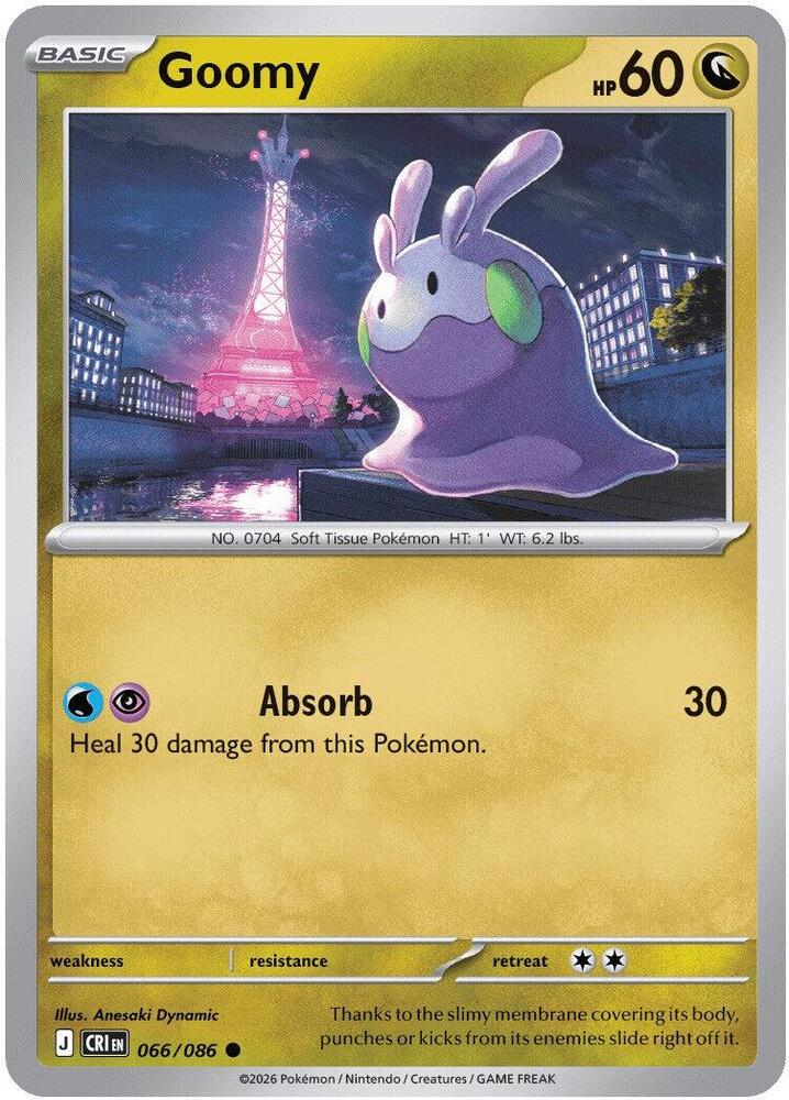 Goomy 066/086 (ME04: Chaos Rising)  - Reverse Holofoil