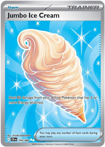 Jumbo Ice Cream 109/086 (ME04: Chaos Rising)  - Holofoil