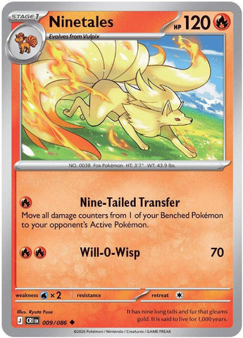 Ninetales 009/086 (ME04: Chaos Rising) 