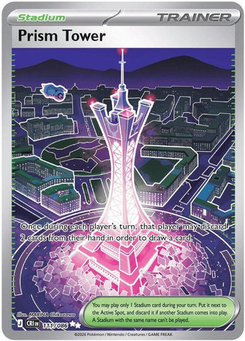 Prism Tower 111/086 (ME04: Chaos Rising)  - Holofoil
