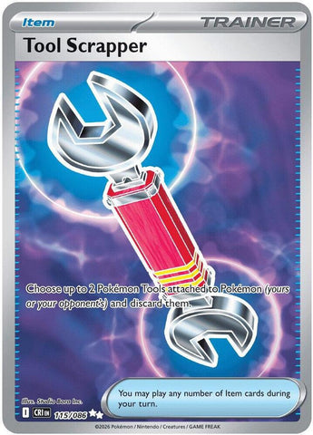 Tool Scrapper 115/086 (ME04: Chaos Rising)  - Holofoil