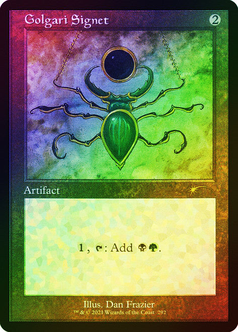 Golgari Signet 292 (Secret Lair Drop Series)  - Retro Etched Foil