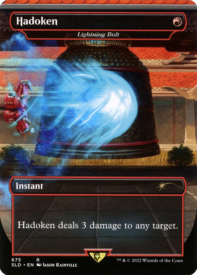 Hadoken // Lightning Bolt 675 (Secret Lair Drop Series)  - Borderless