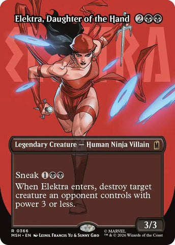 Elektra, Daughter of the Hand 366 (Marvel Super Heroes)  - Borderless