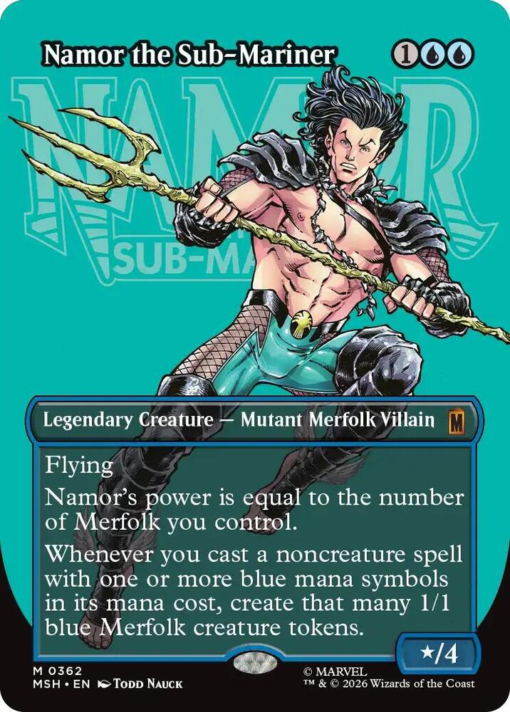 Namor the Sub-Mariner 362 (Marvel Super Heroes)  - Borderless
