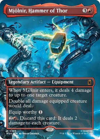Mjolnir, Hammer of Thor 339 (Marvel Super Heroes)  - Borderless Foil