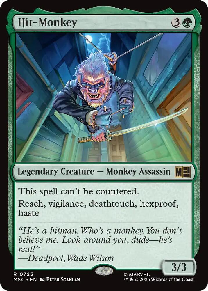 Hit-Monkey 723 (Commander: Marvel Super Heroes) 