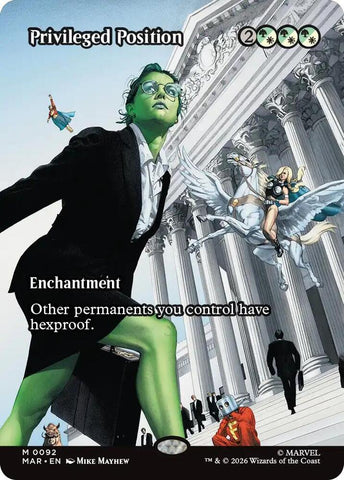 Privileged Position 92 (Marvel Universe Eternal-Legal)  - Borderless