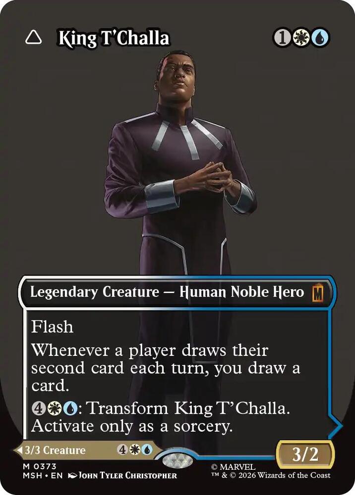 King T'Challa // Black Panther, Hope Enduring 373 (Marvel Super Heroes)  - Borderless