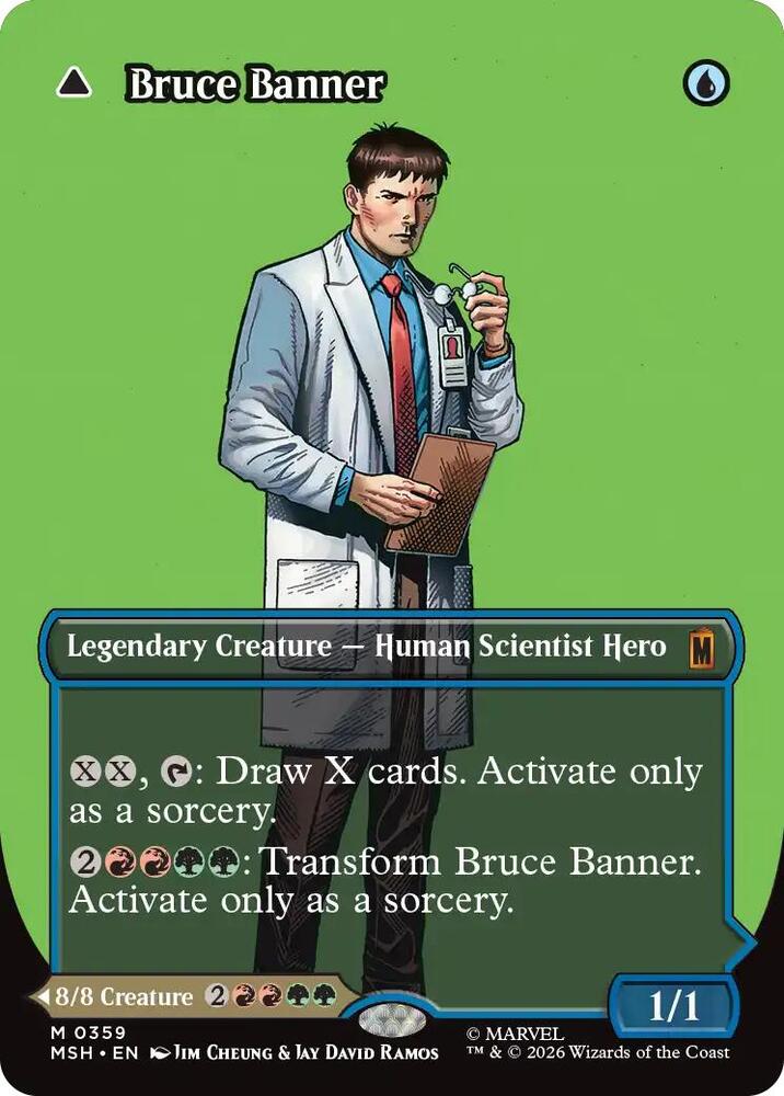 Bruce Banner // The Incredible Hulk 359 (Marvel Super Heroes)  - Borderless Foil