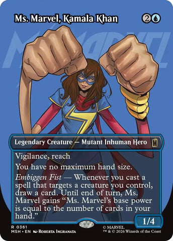 Ms. Marvel, Kamala Khan 361 (Marvel Super Heroes)  - Borderless
